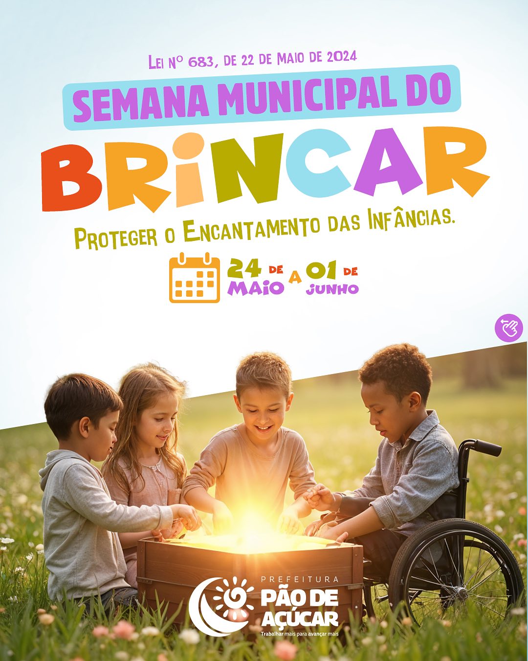Secretaria Municipal de Educação promove Semana Municipal do Brincar com programação diversa